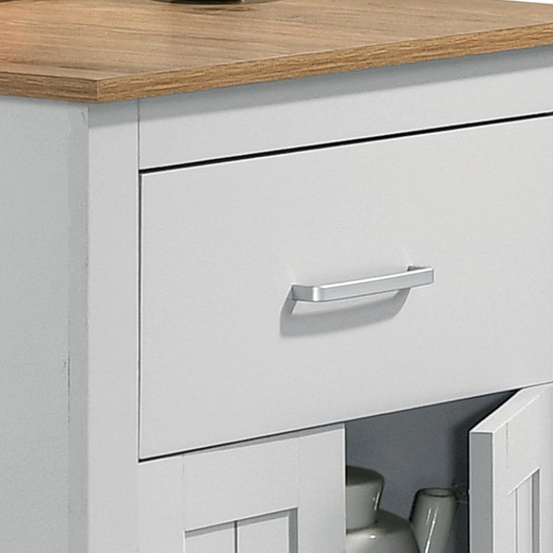 Carraton 47"Small Space Counter Height Dining Table With Cabinet And Drawer Storage
