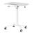 Sit To Stand Mobile Laptop Computer Stand With Height Adjustable And Tiltable Tabletop