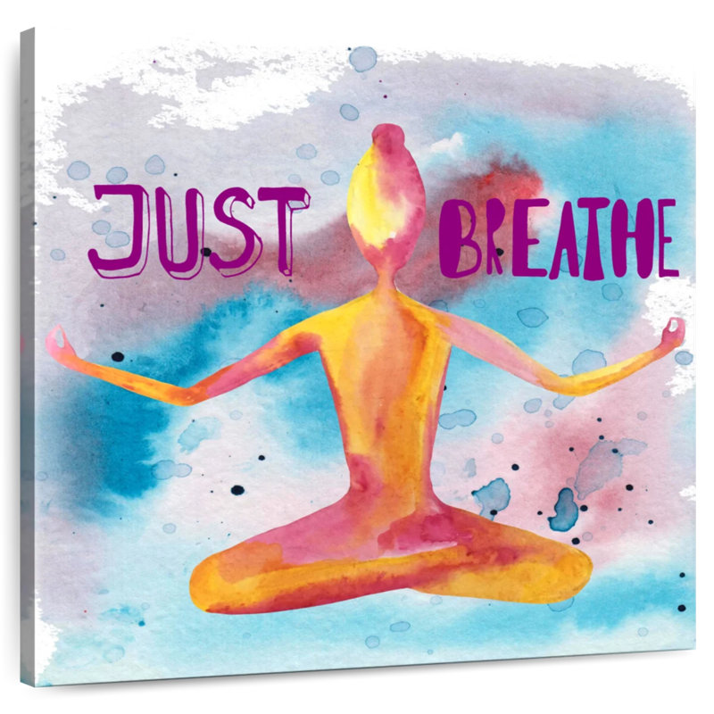 Senne Just Breathe Meditation, 36'' H x 36'' W