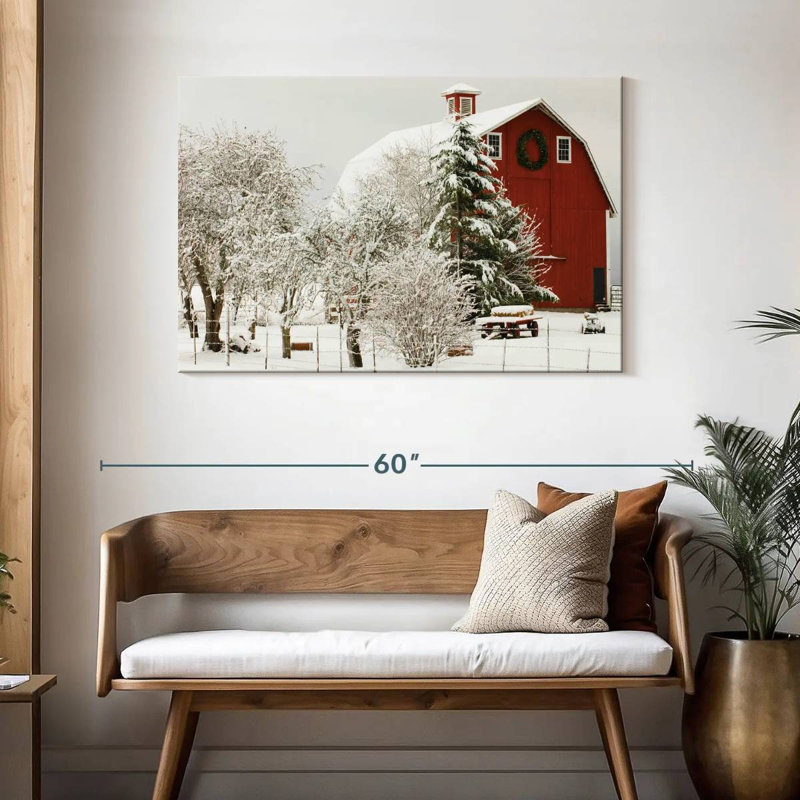 Lilie Festive Barn, 30" H x 45" W