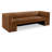 89.5" Velvet Square Arm Sofa-87133321