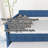 BLUE UPHOLSTERED TWIN SIZE DAYBED WITH TRUNDLE, VELVET FABRIC, NO BOX SPRING REQUIRED, COMFORTABLE AND SIMPLE DESIGN MODELS