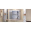 Armoire de rangement murale bleue avec porte miroir-556090885-556090884