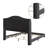 Aquira Upholstered Eastern King Wingback Bed Grey-1701799767-1701799765