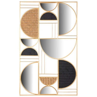 Glam Abstract And Geometry Wall Decor on Metal