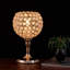 Lampe de table sphérique en cristal Eliyas
