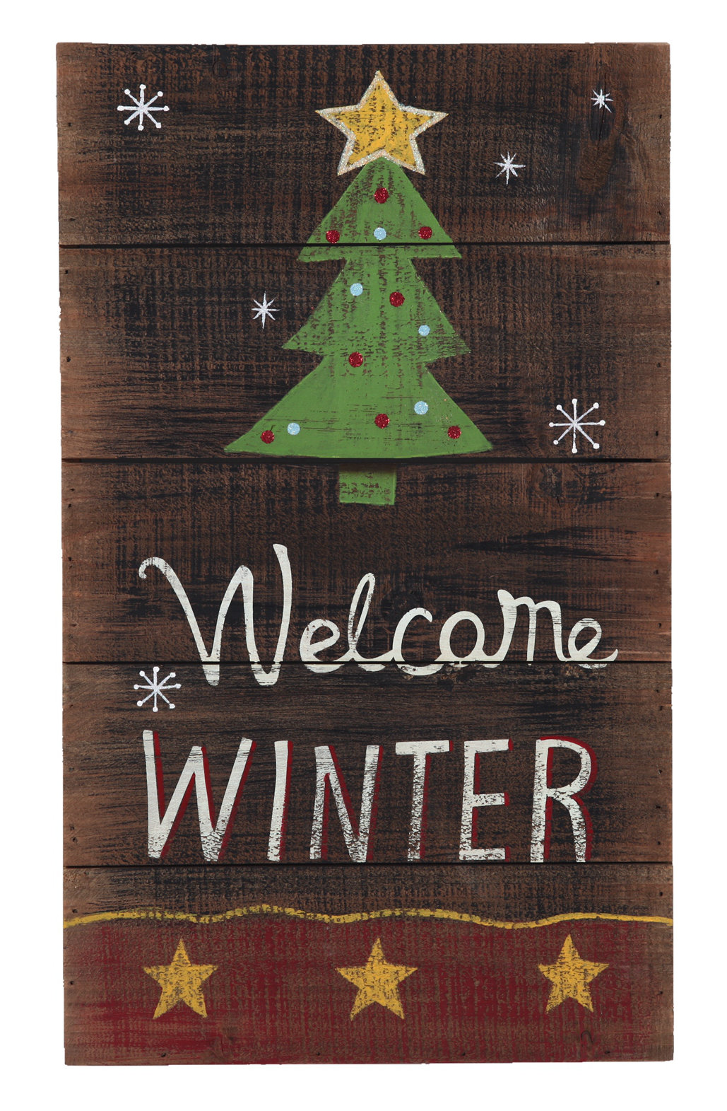 Attraction Design Home Merry Christmas Winter Wall Decor