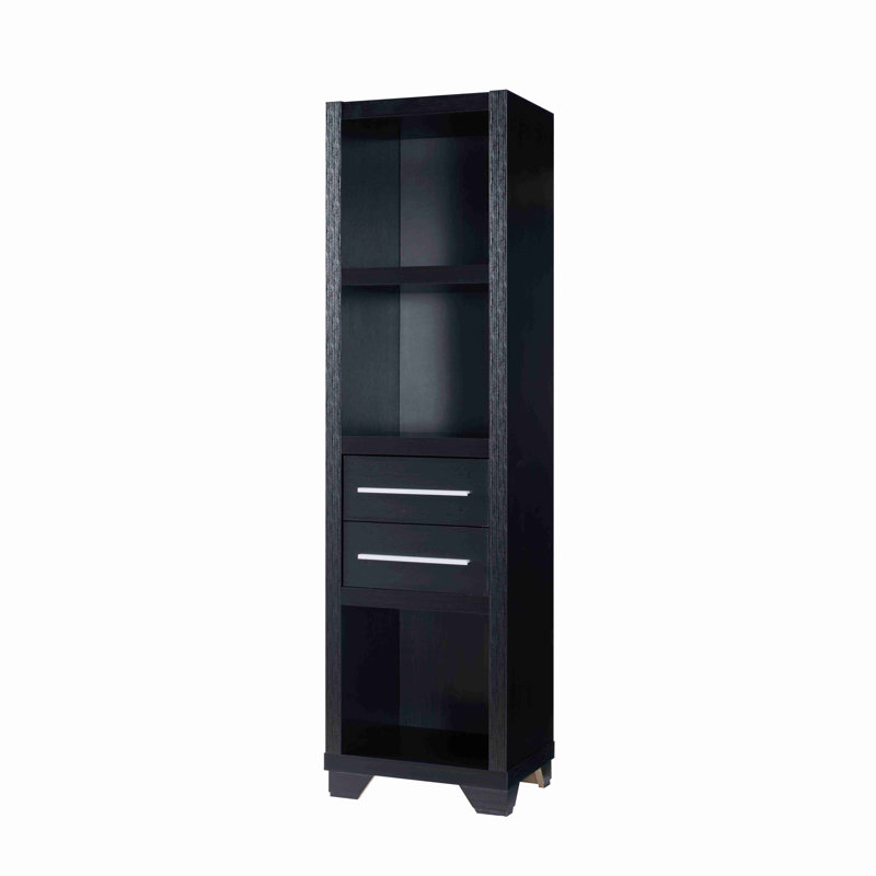 Meuble média moderne noir pour le salon