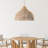 Andreina 1 - Light Natural Pendant– 14"-18"-24"-28" Woven Palm Fiber Plug-In or Hardwired Light for Kitchen, Bedroom, or Foyer in Coastal Organic Style-763430055
