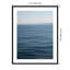 «Abstract Blue Horizon», reproduction de photo encadrée-1132785723-1132785726