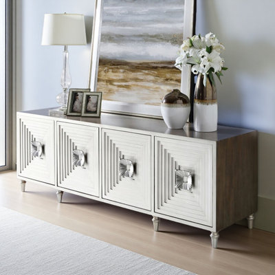 Simple Design Off-white TV Cabinet