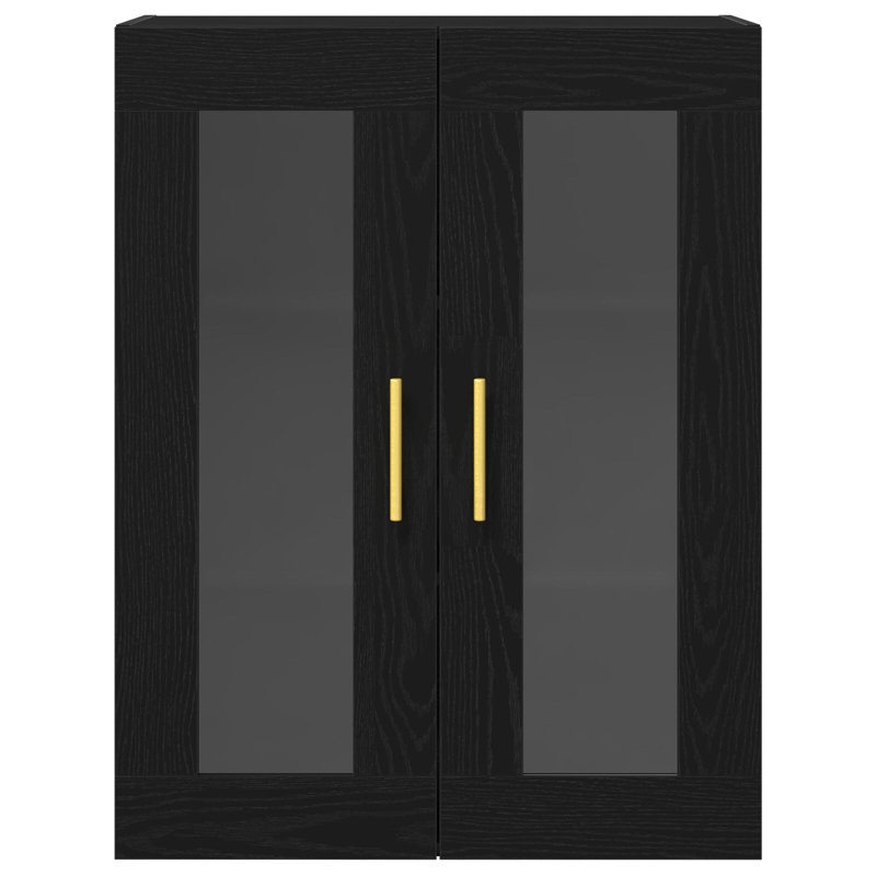 Tamannah Rectangle Accent Cabinet, Black Oak
