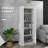 69" Tall Storage Cabinet With Movable Storage Shelves, Modern Style Pantry Cupboard Cabinet With Soft Close Doors