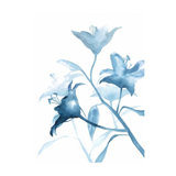 Floral Rhythm III Print by Janice Sadler