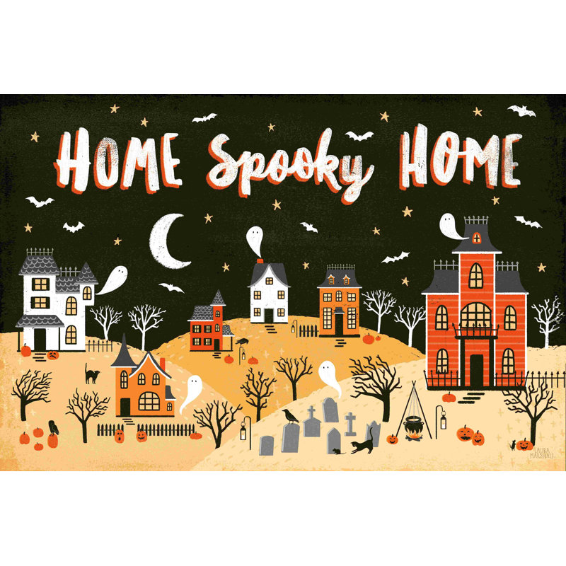 Spooky Village II, H 8 po x l 12 po