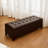 Loggins Faux Leather Upholstered Storage Bench-931415547