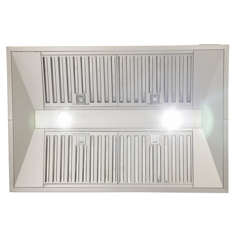 Kucht 36" W Stainless Steel Island Range Hood