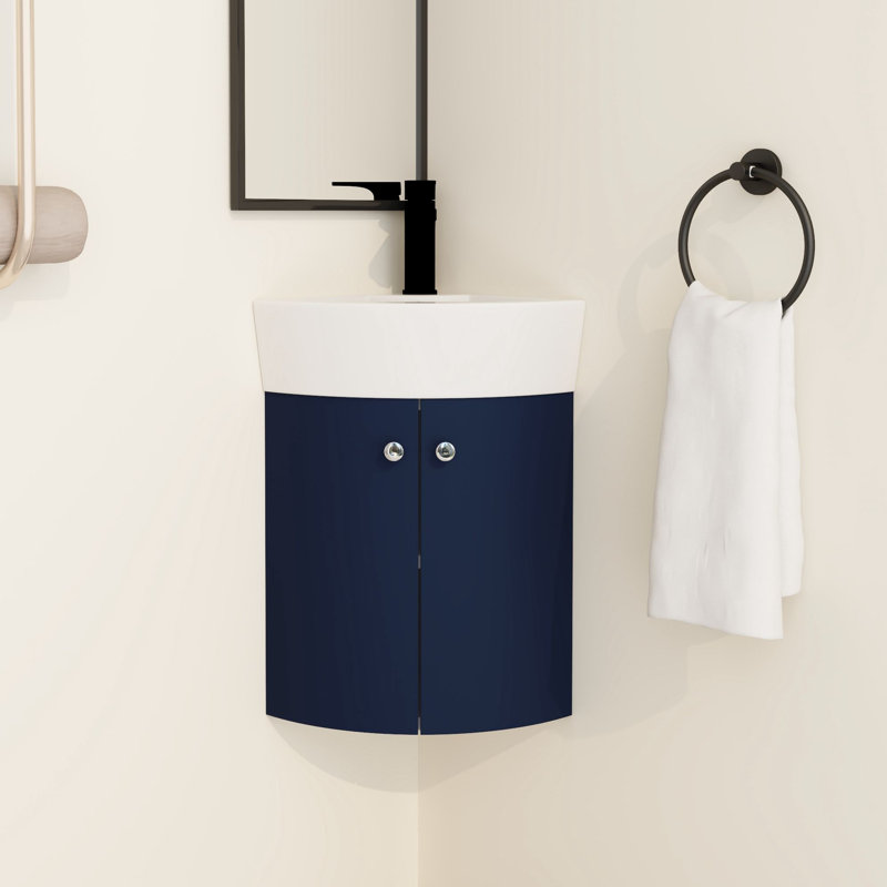 Meuble-lavabo mural 16 po Earldine
