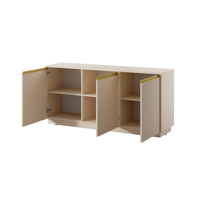 Elegant Bahtie Sideboard Cabinet W154cm - Timeless Storage Solution, Beige