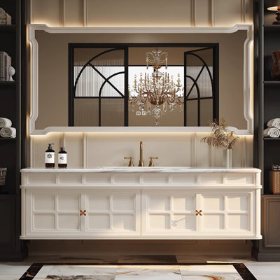 Light luxury American-style bathroom cabinet
