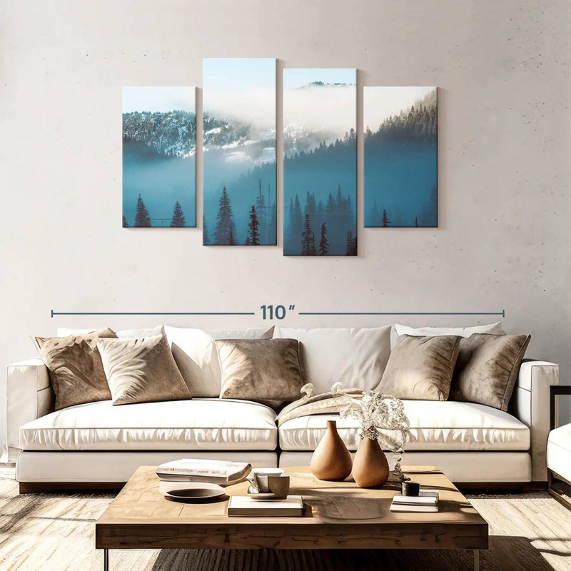 Alvord Forest Morning Mist, 48" H x 75" W