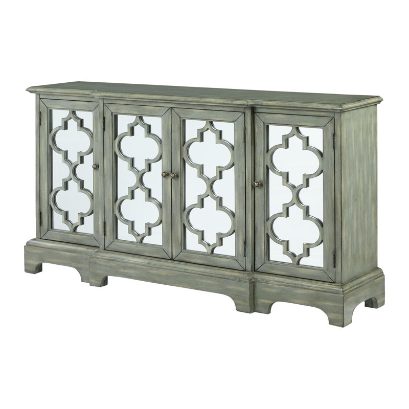 Burress 60 " W Solid Wood Sideboard
