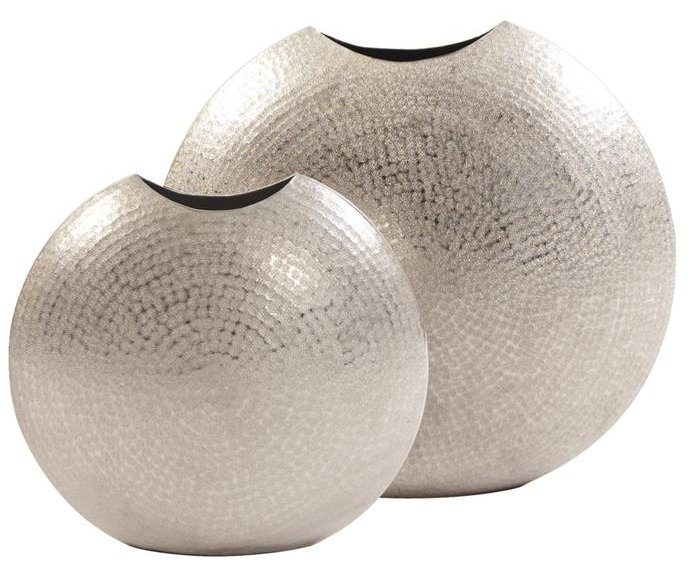 Boadicea Aluminum Table Vase, 14.25" H x 15" W x 6.5" D