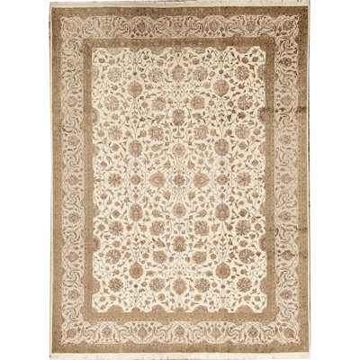 Oriental Area Rug in Ivory