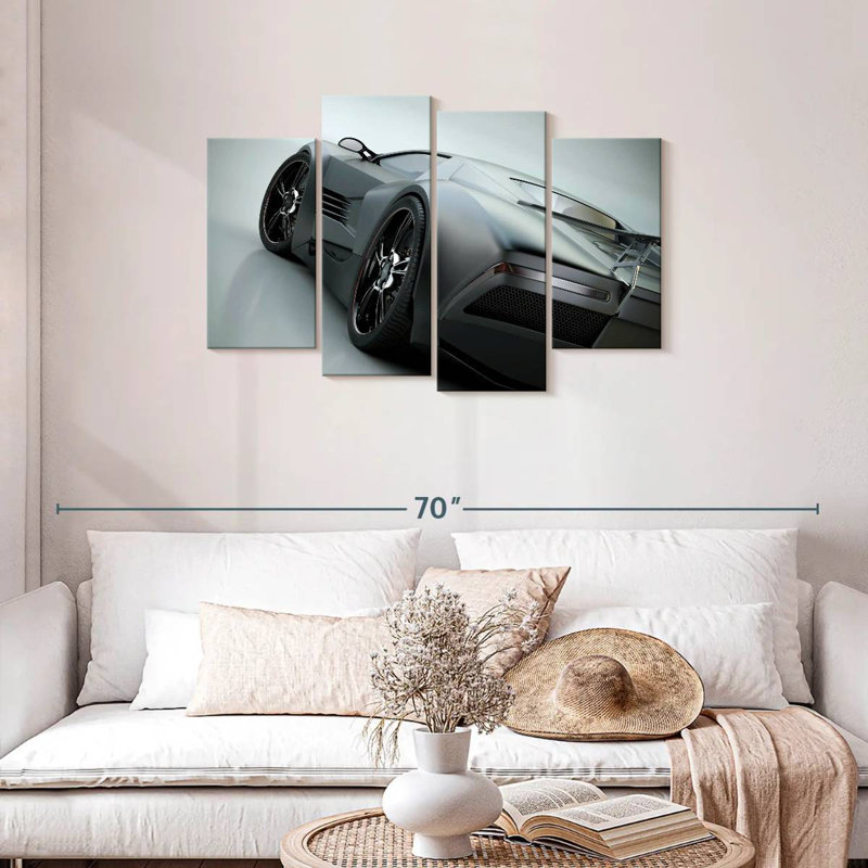 Mehar noir mat Supercar, H 27 po x l 43 po