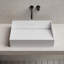 Évier vasque rectangulaire blanc mat 18 po x 14 po Monblari-131188101-120971973