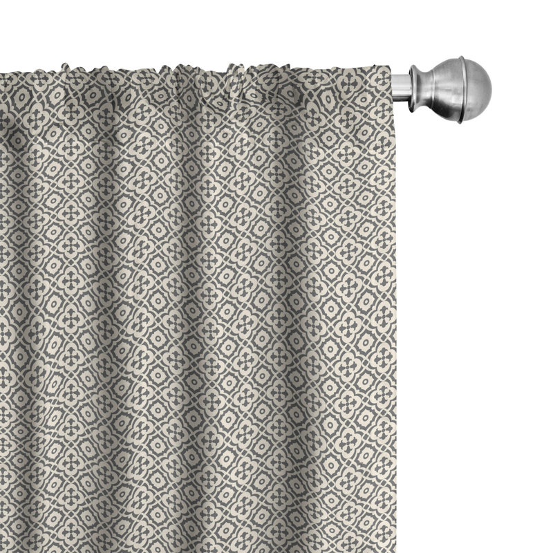 Semi-Sheer Rod Pocket Curtain Panels, 28" x 95"