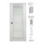 Porte standard préfinie en bois manufacturé Avon-92914352-92914373