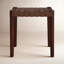 Grand tabouret d'appoint en bois massif de 18 po Ken