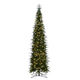 9' H Lighted Artificial Fir Christmas Tree