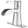 Single-Hole Single-handle Bathroom Faucet with Drain Assembly