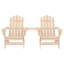Villalobos Outdoor Adirondack Chair With Table-2055478466