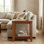 Table de bout avec rangement Weddel Basilico