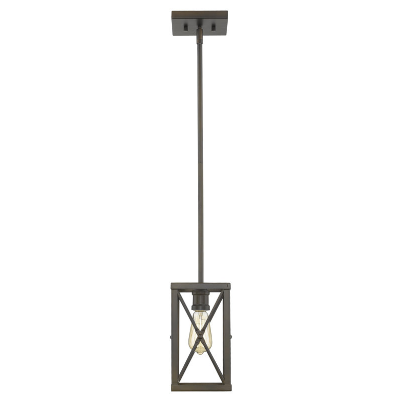 Luminaire rectangulaire simple 1 lumières Maly