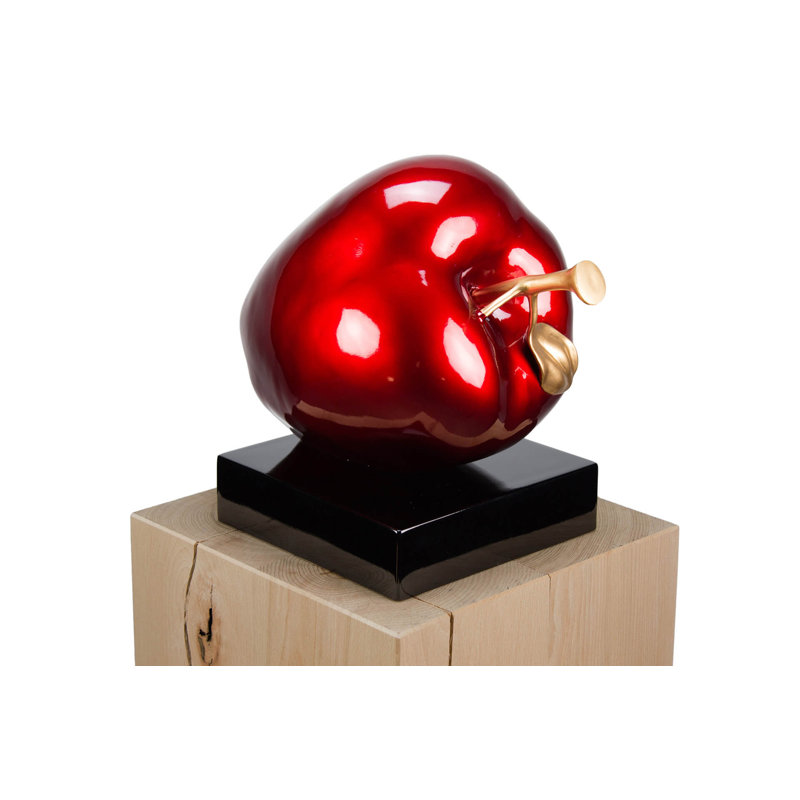Arwand Seductive Temptation Sculpture, Red/Gold