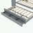 Full Size Daybed with Trundle, Storage Drawers and Side Shelves-1460002666-1460002667