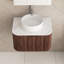 24 po Meuble-lavabo mural élégant et élégant avec tiroir