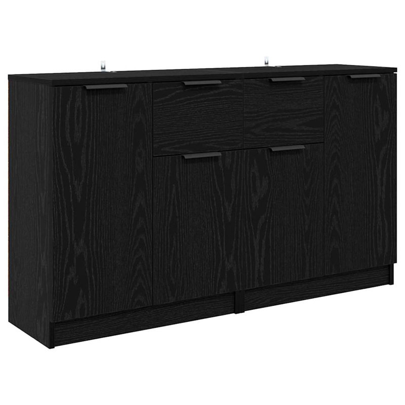 60cm Sideboard, Black Oak