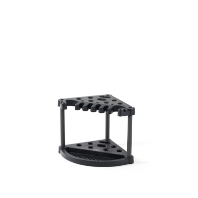 Keter Compact Durable Resin Garage and Shed Corner Tool Rack and Organizer, Easy to Assemble and Holds Garden Tools and Accessories