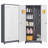 Cleaning Tool Cabinets With Locking Doors-118492206