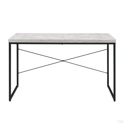 Bureau d'écriture rectangulaire en faux béton