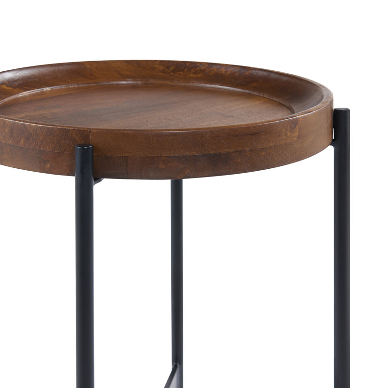 Brookline 20" Round Wood End Table