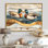 «Donal Ducks Love The Lake Landscape I», art mural grand canard