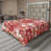 Drap plat à motif floral bohème Ambesonne