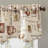 Debrah Coffee Shop Semi-Sheer Rod Pocket Kitchen Curtain Valance