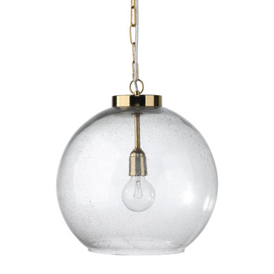 Luminaire suspendu sphère 1 lumière Stefan